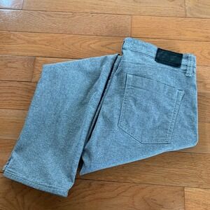 Revtown Jeans Mens 32x30 (Fits 32x29) Sharp Decade Denim Straight Stretch‎ Gray